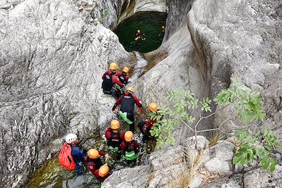 Canyoning de la Richiusa à Bocognano - Corse - France