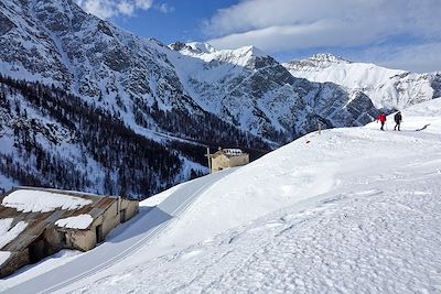 Randonnée en raquettes dans le Queyras - France