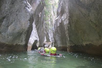 Canyoning en famille dans les Gorges de Galamus - France