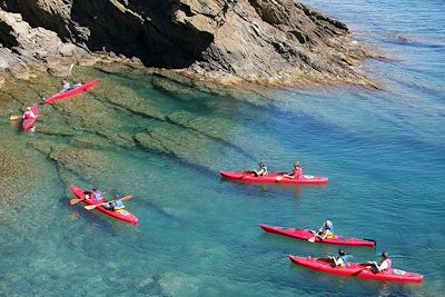 Kayak de mer sur la Côte Vermeille - France