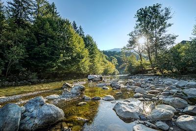 Rivière du Chéran - Massif des Bauges - Haute-Savoie - France