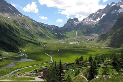 Balcon du mont Blanc à hauteur de Courmayeur - Alpes du Nord - France