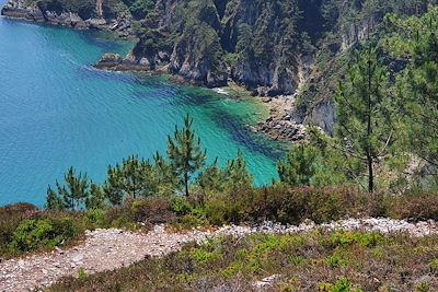 Vers St Hernot - Presqu'île de Crozon - Finistère - Bretagne