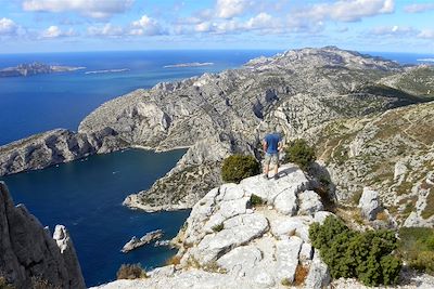 Vue sur la calanque de Morgiou - Provence - France