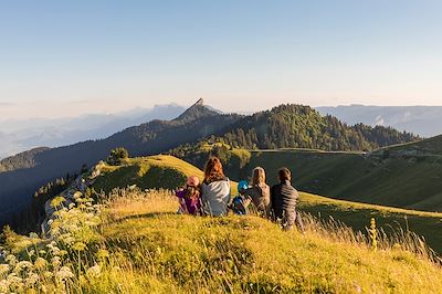 Randonnée en famille - Parc naturel régional de Chartreuse - France