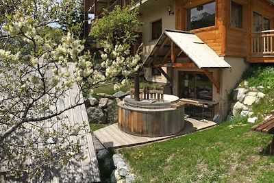 Bain nordique de l'hotel - Vallée de la Clarée - Névache - France