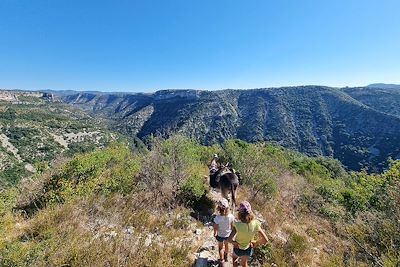 Au dessus du Cirque de Navacelles - Grands Causses - France