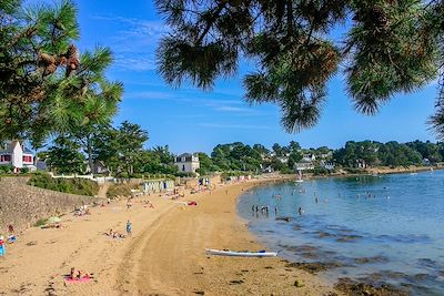 Grande plage de l'ïle aux Moines - Bretagne - France