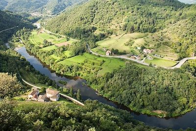 La vallée de l'Eyrieux - Ardèche - France