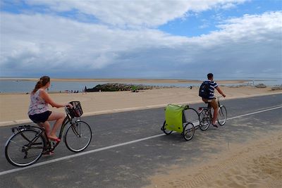 Circuit à vélo entre Royan et l'île d'Oléron - France