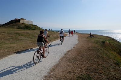 Circuit à vélo entre Royan et l'île d'Oléron - France