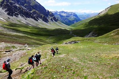 Pic du malrif et vallée de Cervières - Queyras - France