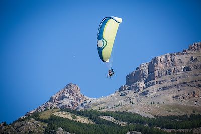 Parapente - Parc national des Ecrins - France