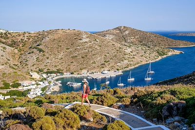 Le petit port d'Agios Georgios - Corfou - Grèce