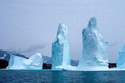 Icebergs - Scoresby Sund - Groenland