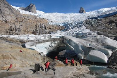 Randonnée sur le glacier en face de Gorrosari - Groenland