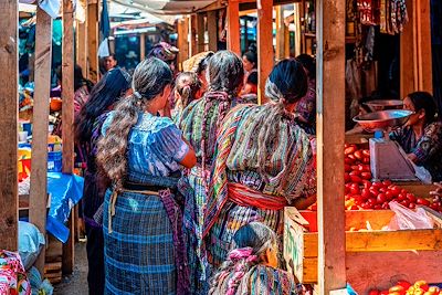 Marché local de Solola - Guatemala