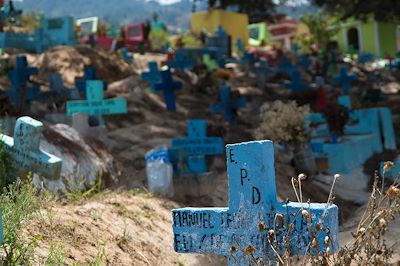 Cimetière de Chichicastenango - Guatemala