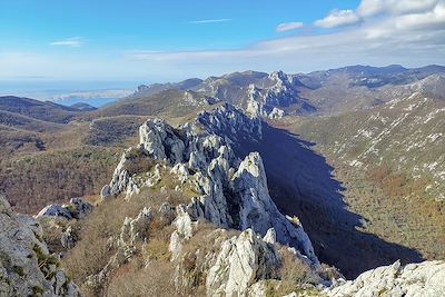 Les Alpes dinariques par les crêtes