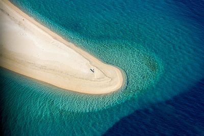 Plage Zlatni Rat à Bol - Île de Brac - Croatie - Europe du sud - Europe