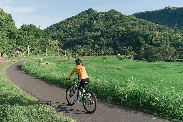 Voyage Traversée de Bali en vélo électrique