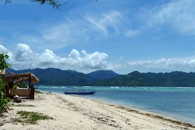 Plage de l'île de Gili - Indonésie