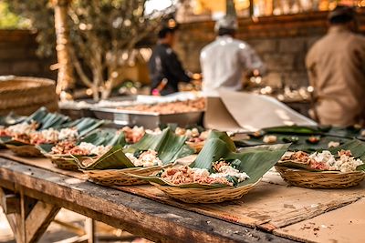 Cuisine traditionnelle indonésienne -  Bali - Indonésie