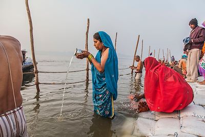 Pèlerinage de Kumbh Mela - Allahabad - Uttar Pradesh - Inde