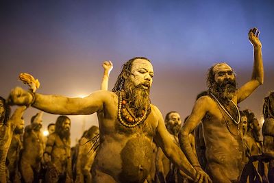 Fête de Kumbh Mela - Allahabad - Uttar Pradesh - Inde