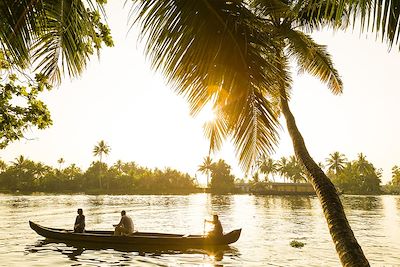 Les Backwaters au Kerala