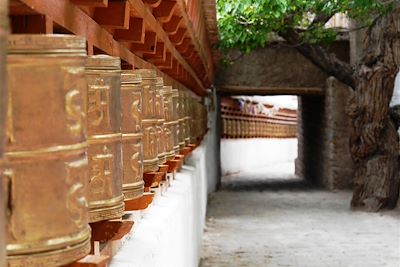 Moulin à prière - Monastère d'Alchi Gompa - Ladakh - Inde