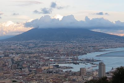 Naples et le Vésuve - Italie