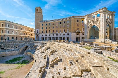 Amphithéâtre - Lecce -  Les Pouilles - Italie