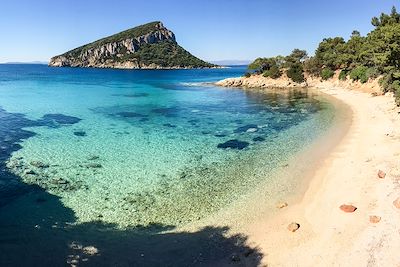 Plage du nord de l'île - Cala Moresca - Golfo Aranci - Sardaigne - Italie