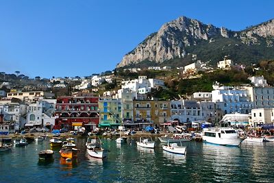 Le port de Capri - Italie