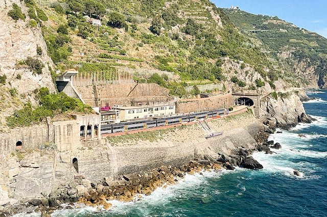 Voyage Cinque Terre, balcon sur la mer - en train