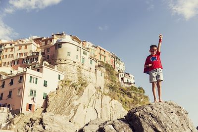 Jeune superhéro - Cinque Terre - Italie