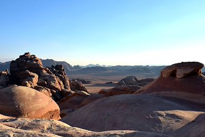 Dans le wadi Rum - Jordanie