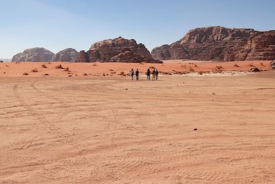 Randonnée dans le désert - Jordanie