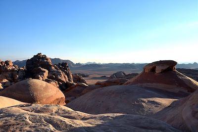 Dans le wadi Rum - Jordanie