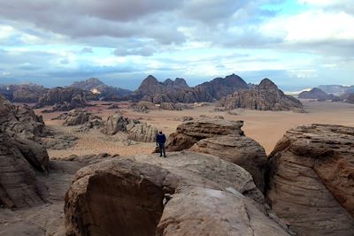 Dans le wadi Rum - Jordanie