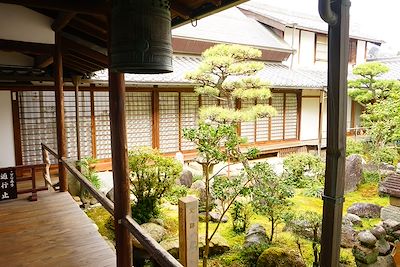 Jardin- Temple Asuka-dera - Asuka - Préfecture de Nara - Japon