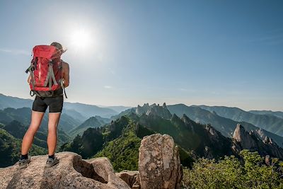 Randonnée dans le parc national Seoraksan - Corée du Sud