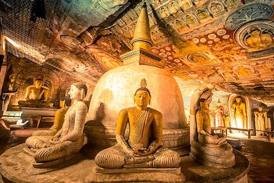 Temple de la grotte de Dambulla - Sri lanka