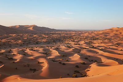 Vue sur campement - Maroc