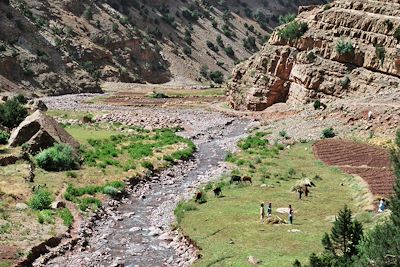 Vallée de l'Atlas central - Maroc