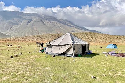 Bivouac au lac d'Izouar - Maroc