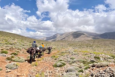 Nomades dans la vallée des Bougmez - Maroc