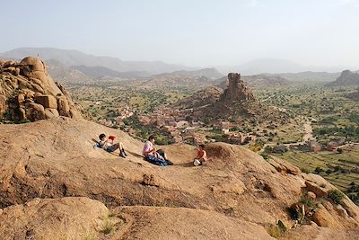 Famille - Village berbère - Maroc 