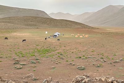 Bivouac au lac asséché d’Izourar - Vallée des Ait Bougmez - Maroc